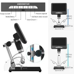 Andonstar AD207S 3D Hd Dijital Mikroskop
