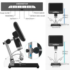 Andonstar AD207S 3D Hd Dijital Mikroskop
