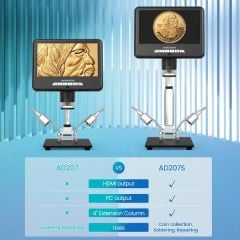 Andonstar AD207S 3D Hd Dijital Mikroskop