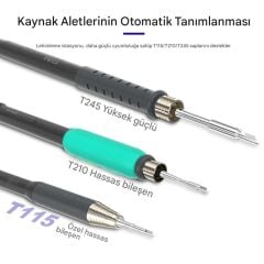 GVM H3 3 Kollu Akıllı Havya İstasyonu