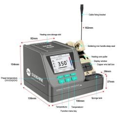 Sunshine GVM H3 3 Kollu Akıllı Havya İstasyonu