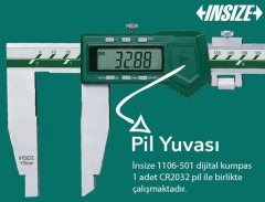 İnsize 1106-501 Tek Çene Dijital Kumpas 500mm
