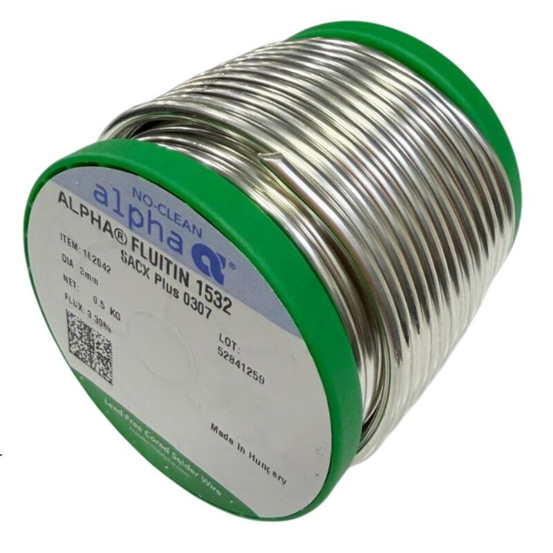 Alpha Fluitin SacX0307 3mm Kurşunsuz Lehim Teli