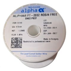 Alpha FT-2002 Sn63 Pb37 0,50mm Lehim Teli 250gr