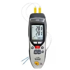 CEM DT-852B Dijital Çift Girişli Termokupl Termometre (Tip K ve J)