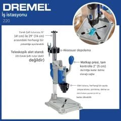 Dremel 220 Matkap Delme Tezgahı