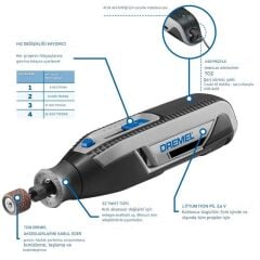Dremel 7760 Ja Lite Çok Amaçlı Akülü El Motoru
