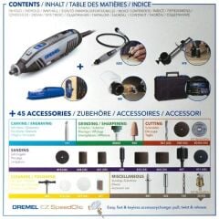 Dremel 4250-3/45 45 Parça Gravür Seti Taşlama El Motoru