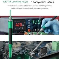 Tbk 219 20V 5A DC Güç Kaynağı ve C210 Havya İstasyonu