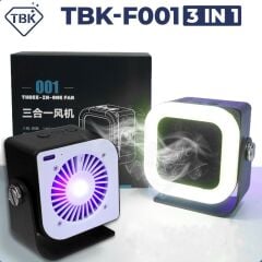 TBK F001 Masa Üstü Mini Duman Emici Çok Fonksiyonlu Fan