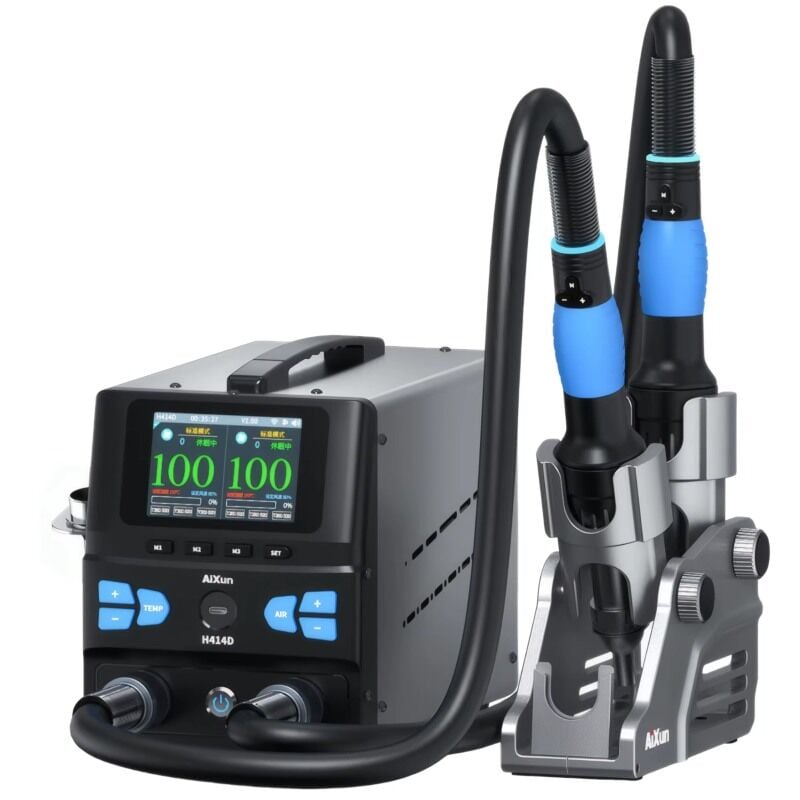 Aixun H414D 1600W Çift Kollu Sıcak Hava İstasyonu