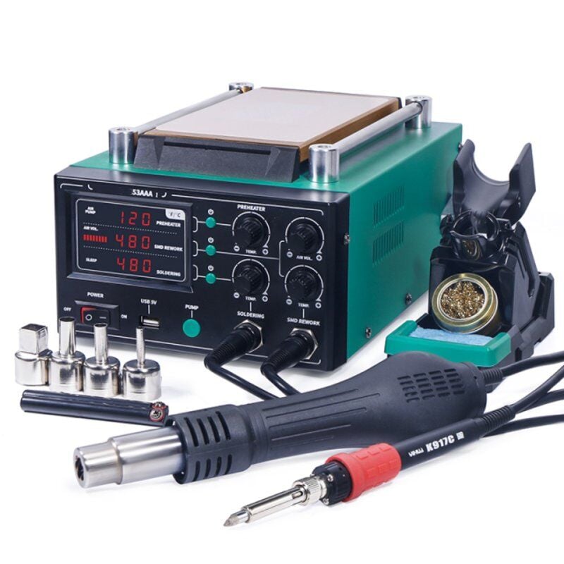 Prolink P-53 AAI 3in1 Sıcak Hava Üflemeli Havya ve Lcd Ekran Ayırıcı