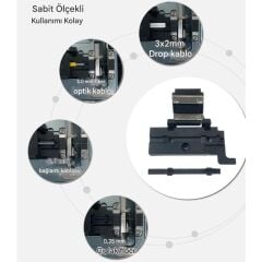 Proskit FB-1618C Profesyonel Fiber Optik Kablo Kesici