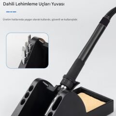 Ze-Tex 203G++ 260W Yüksek Güçlü Dijital Havya İstasyonu