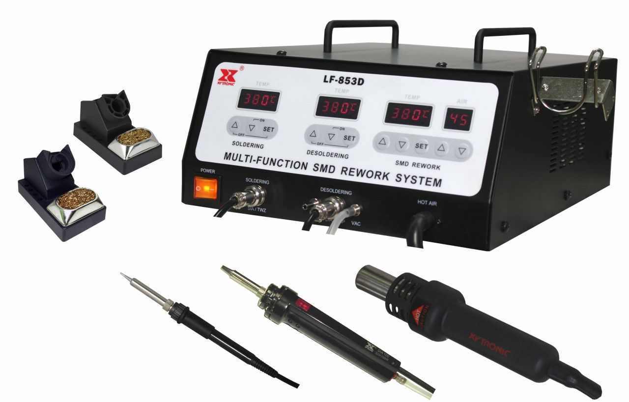 LF853D Vakum+Kalem Havya+Sıcak Hava Üfleme 3 Lü Set - Xytronic