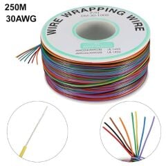 280 Metre 30Awg 8 Renk 0.25mm Kablo