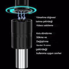 Mechanic AirNova 1200W Sıcak Hava İstasyonu