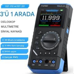 Fnirsi DST-210 3’ü 1 Arada El Tipi Osiloskop + Multimetre + Sinyal Jeneratörü