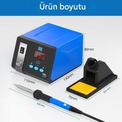 Sunline 969D Isı Ayarlı 75W Havya İstasyonu