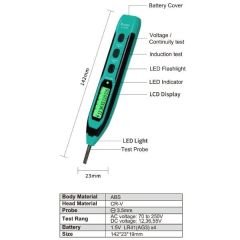 Proskit NT-305N AC\DC Dijital Voltaj Kontrol Kalemi