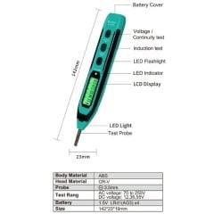 Proskit NT-305N AC\DC Dijital Voltaj Kontrol Kalemi