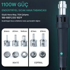 Yihua 992D-III C245+C210 Sıcak Hava ve Havya istasyonu