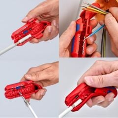 Knipex 16 95 01 SB Ergo Strip Üniversal Kablo Sıyırma Aleti