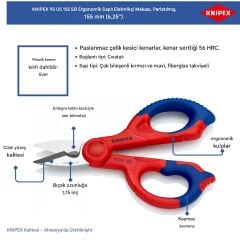 Knipex 95 05 155 SB Elektrikçi Makası