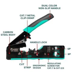 Proskit CP-335N Modüler Konektör Sıkma Pensesi