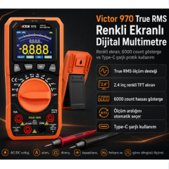 Victor 970 True RMS Dijital Multimetre