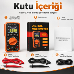 Victor 970 True RMS Dijital Multimetre