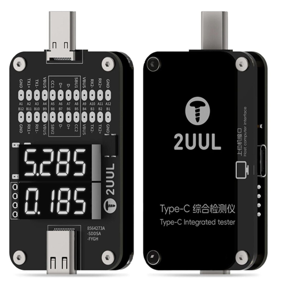 2UUL PW32 Type-C Şarj Soketi Test Cihazı