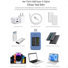 Relife XA3 Pro Type-C ve Usb Test Cihazı