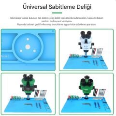Relife RL-160B Mikroskop Tabanı Alüminyum Alaşımlı Mat