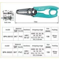 Proskit 8PK-3001D Hassas Kablo Soyucu