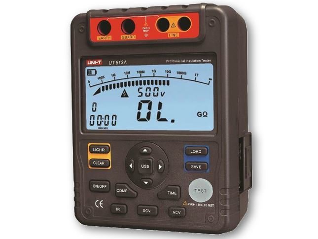 Unit UT513A İzolasyon Direnci Test Cihazı MegaOhm Metre