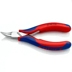 Knipex 35 42 115 Elektronikçi Eğri Uçlu Kargaburun