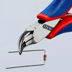 Knipex 35 42 115 Elektronikçi Eğri Uçlu Kargaburun