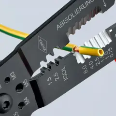 Knipex 97 21 215 Pabuç Sıkma ve Kablo Sıyırma Pensesi