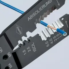 Knipex 97 22 240 Pabuç Sıkma ve Kablo Sıyırma Pensesi