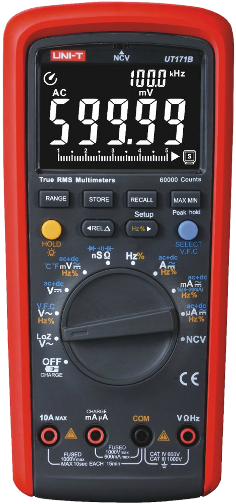 UNİT UT171B Endüstriyel True RMS Dijital Multimetre