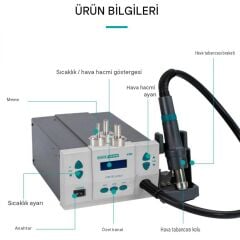 Profesyonel Cep Telefonu ve Elektronik Tamir Seti | JBC CD-2SQF ve Quick 861DW