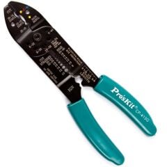 Proskit CP-413G Çok İşlevli Kablo Soyucu, Kesici, Terminal Sıkma Pensesi