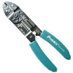 Proskit CP-413G Çok İşlevli Kablo Soyucu, Kesici, Terminal Sıkma Pensesi
