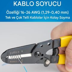 Jonard Jic-1626 16-26Awg Kablo Soyucu