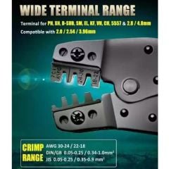 Proskit CP-751A Konnektör Terminal Sıkma Pensesi