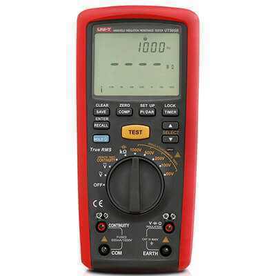UNIT UT 505B 0.1nF ~ 500μF İzolasyon Direnç Test Cihazı