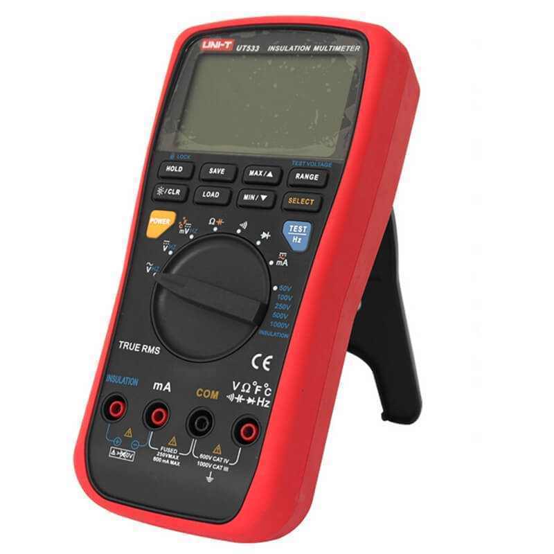 UNIT UT 533 İzolasyon Direnci Test Cihazı - Dijital Multimetre