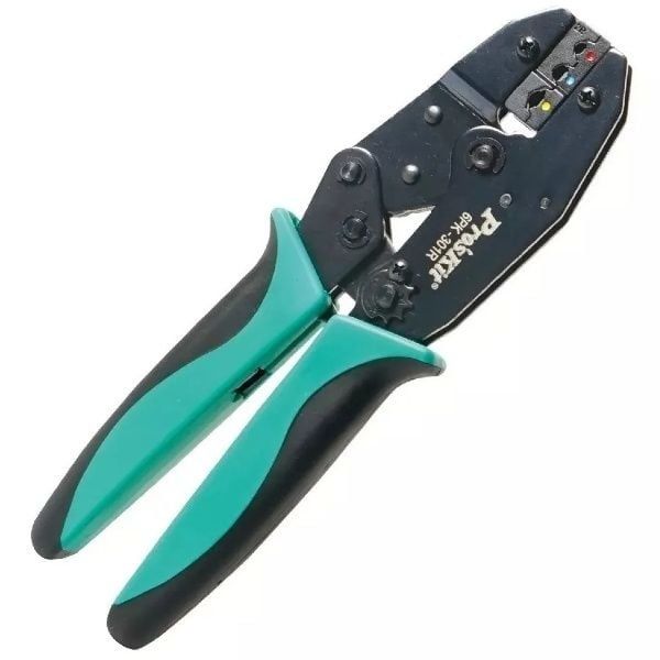 Proskit 6PK-301R Konnektör Terminal Sıkma Pensesi