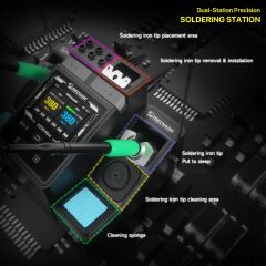 Mechanic X200 Max C210 Çift Kollu Havya İstasyon